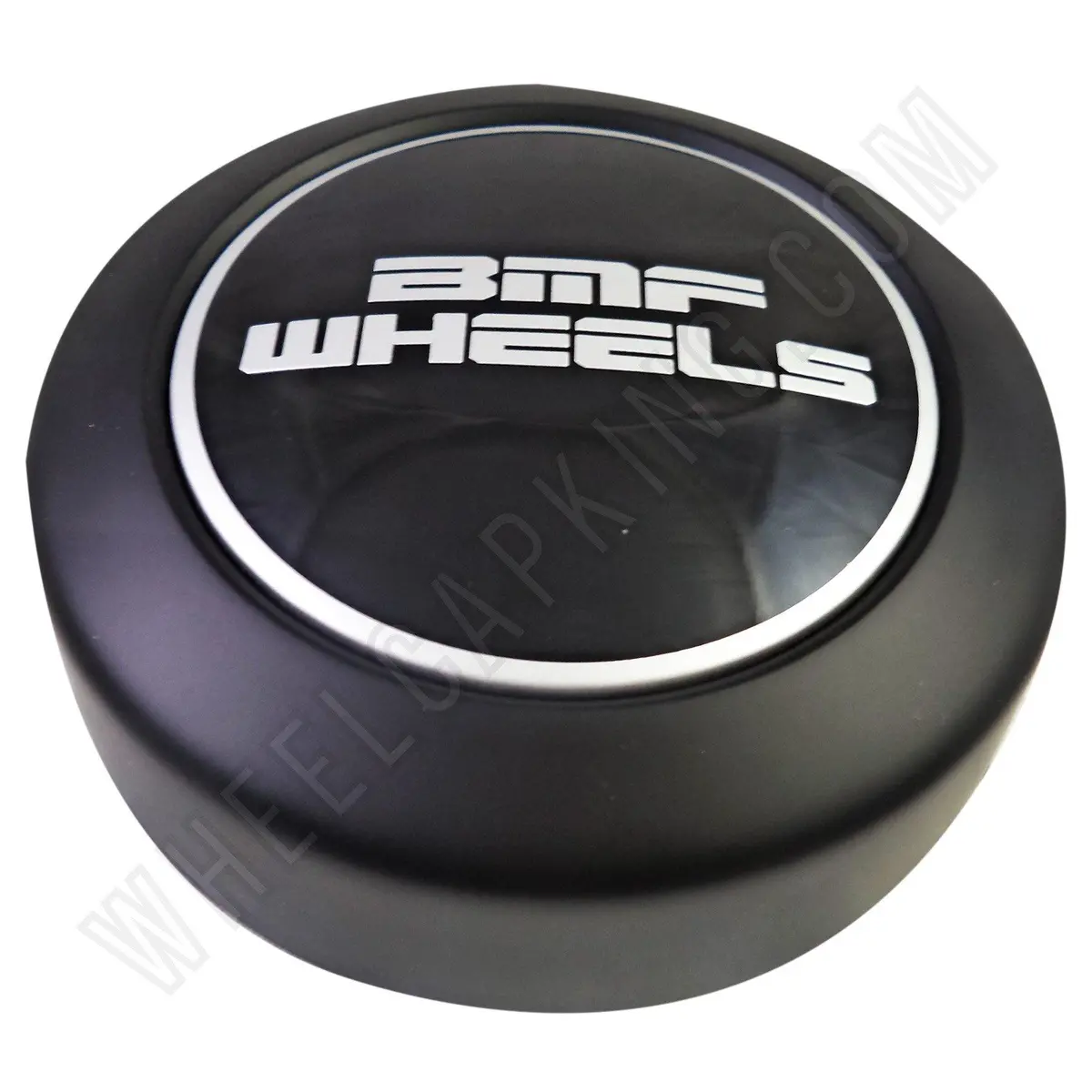 Bmf Wheels Center Caps Flat Black Shorty- Fits All 8 Lug (1 Cap) Bmf Logo 1
