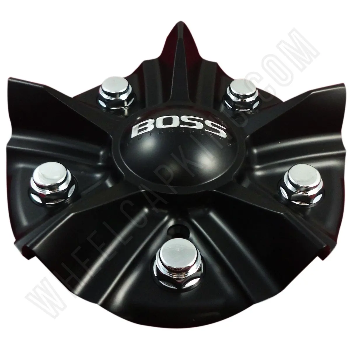 Boss Motorsports Wheels Matte Black Custom Wheel Center Caps # 3314 Aewc / 3314 08 / 3314-08 (1 Cap) 1