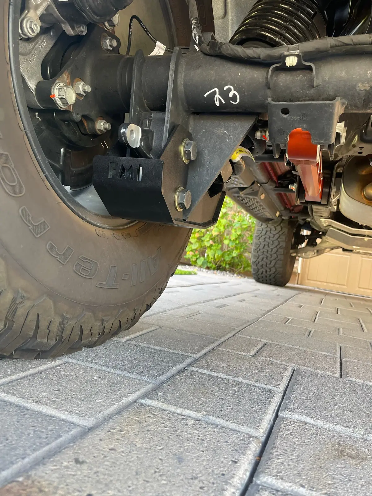 2022 - Up Bronco Raptor Rear Shock Skid Kit 1