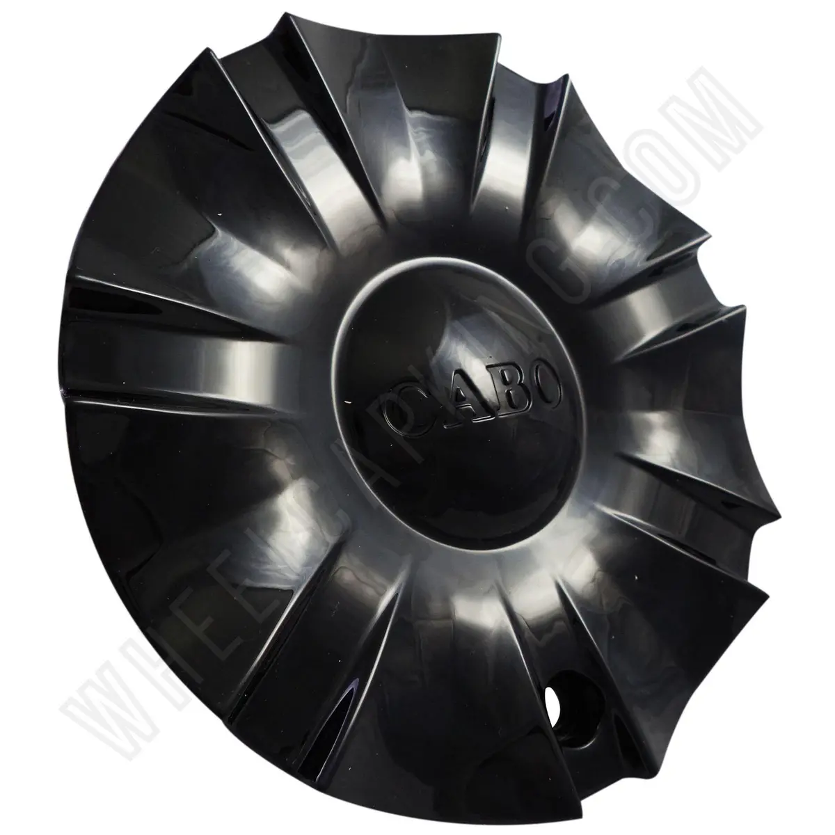 Cabo Wheels Gloss Black Custom Wheel Center Caps # C120301-Cap (4 Caps) 1