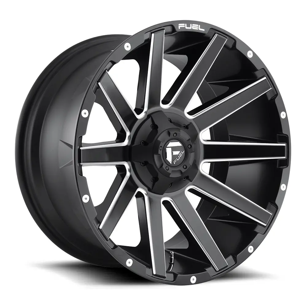 Fuel Contra [ D616 ] - Matte Black And Milled 1