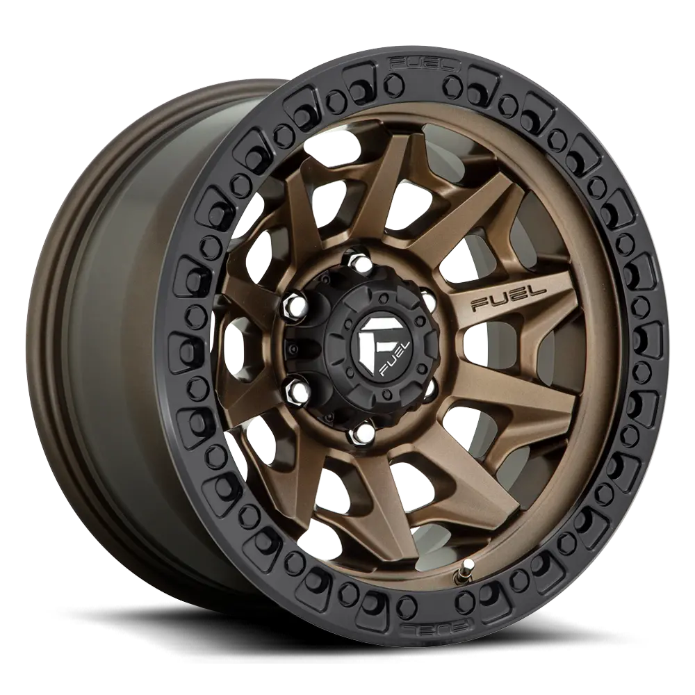 Fuel Offroad Wheels | Covert D696 Matte Bronze W/Black Ring 1