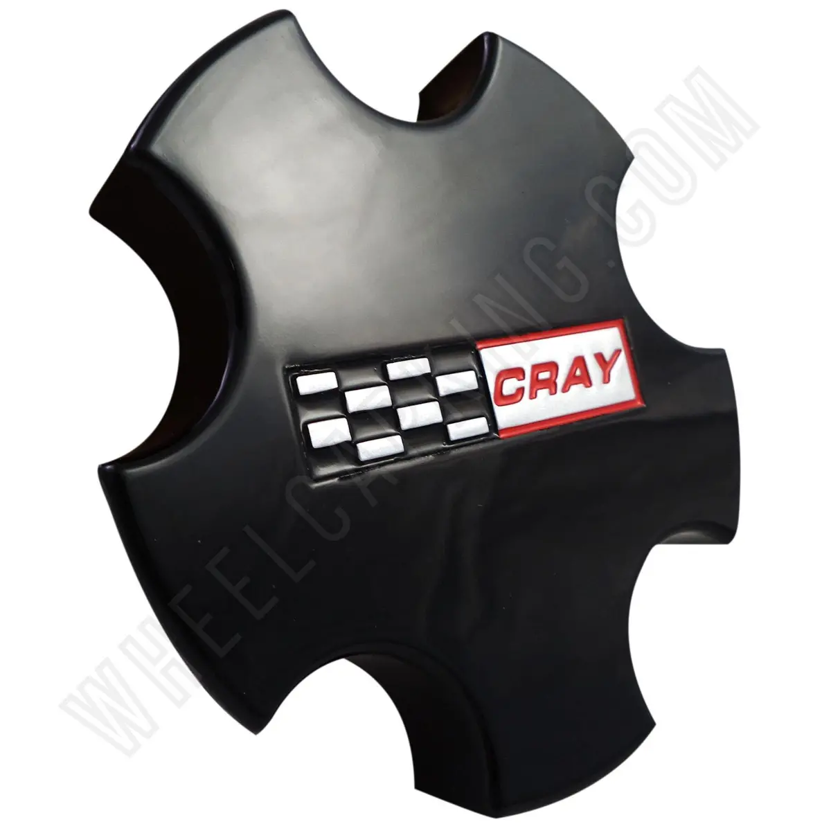 Cray Black Custom Wheel Center Caps # Pce78-Gb / C-E78 New! (Set Of 4) 1