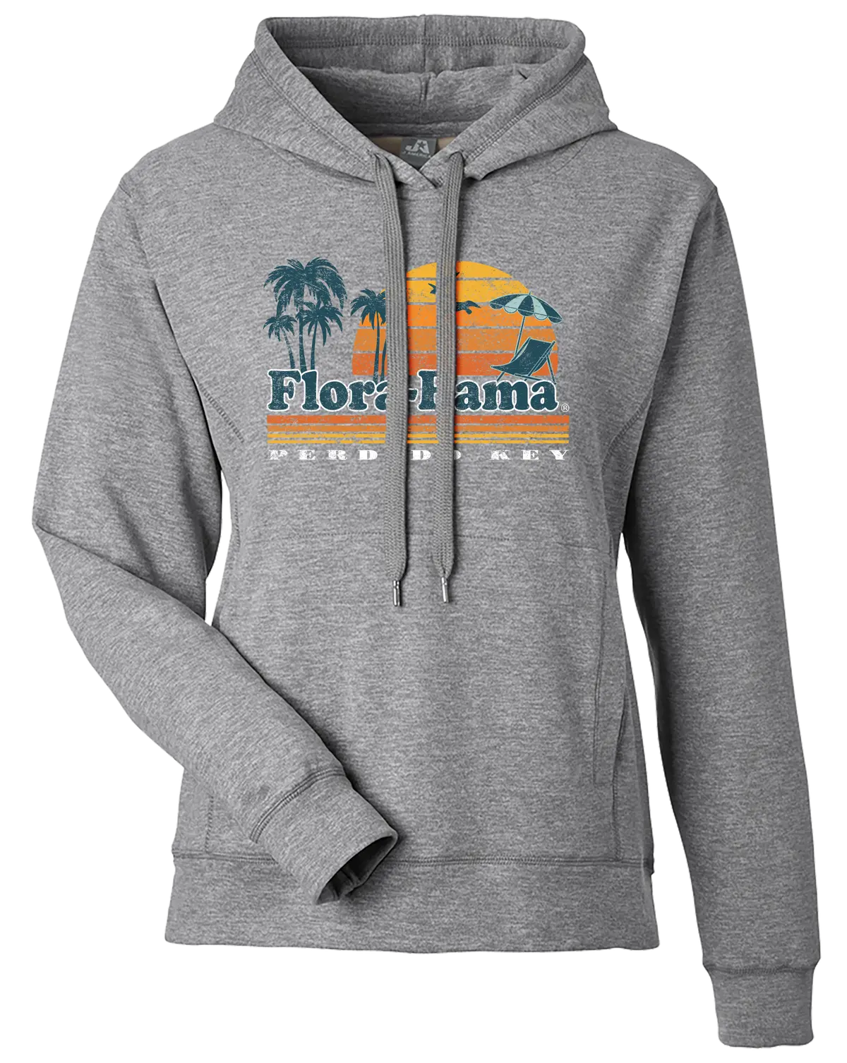 Flora-Bama Ladies Electric Fleece Hood 3