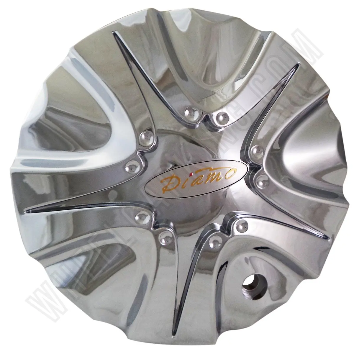 Diamo Wheels Wheels Diamo-1 10K Chrome Custom Wheel Center Caps (1 Cap) 1