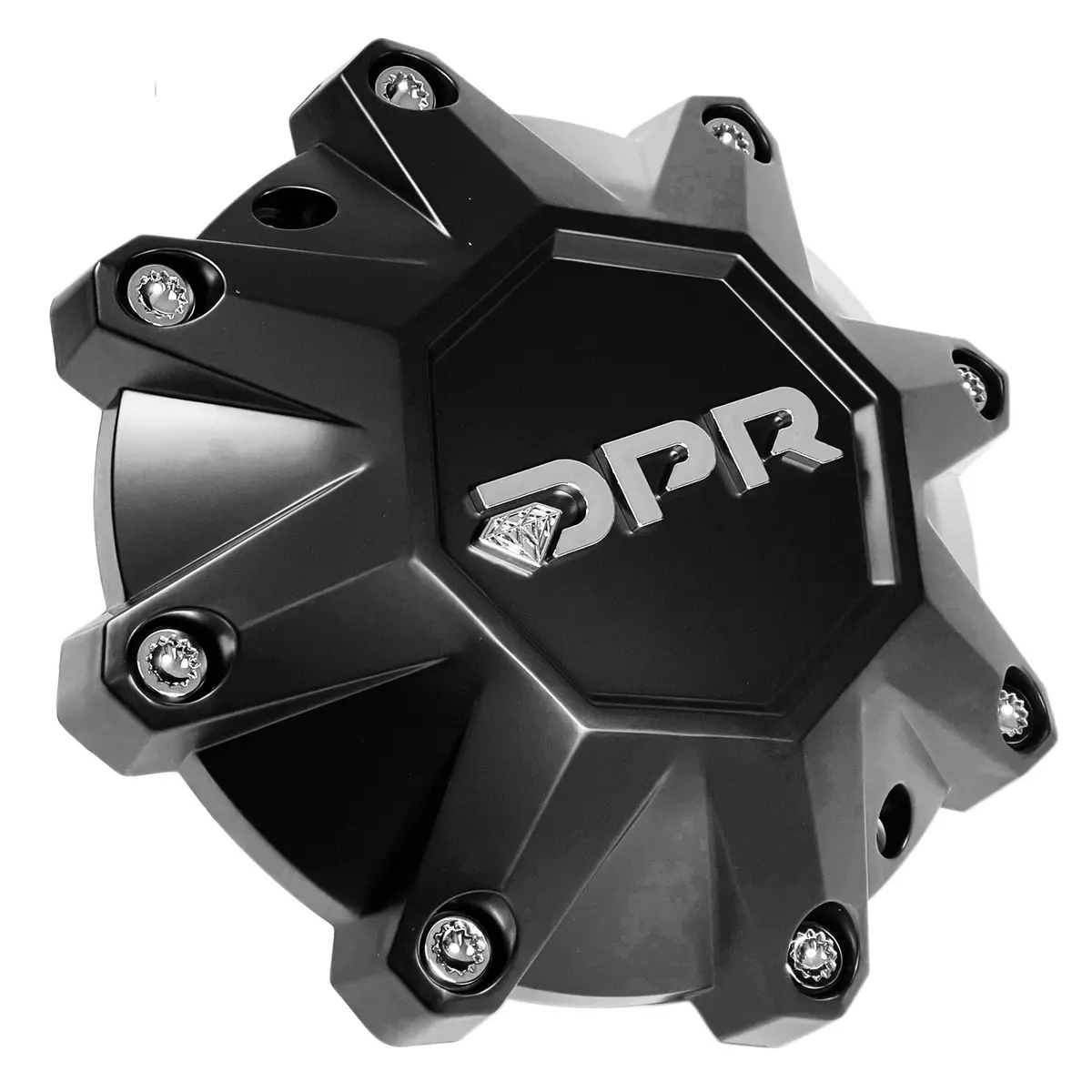 Dpr Wheels Flat Black Custom Wheel Center Cap # Dpr-8-Cap / Lg1401-10 Shorty (4 Caps) 1