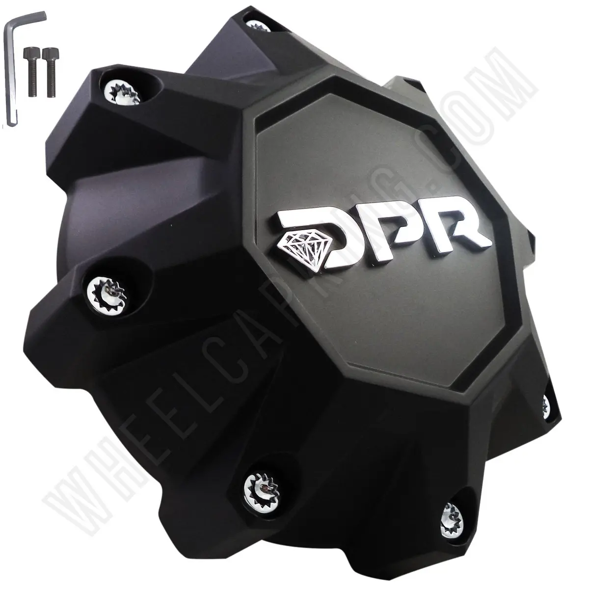 Dpr Wheels Flat Black Custom Wheel Center Cap Caps Set Of 1 # A01-Z-Cap New! 1