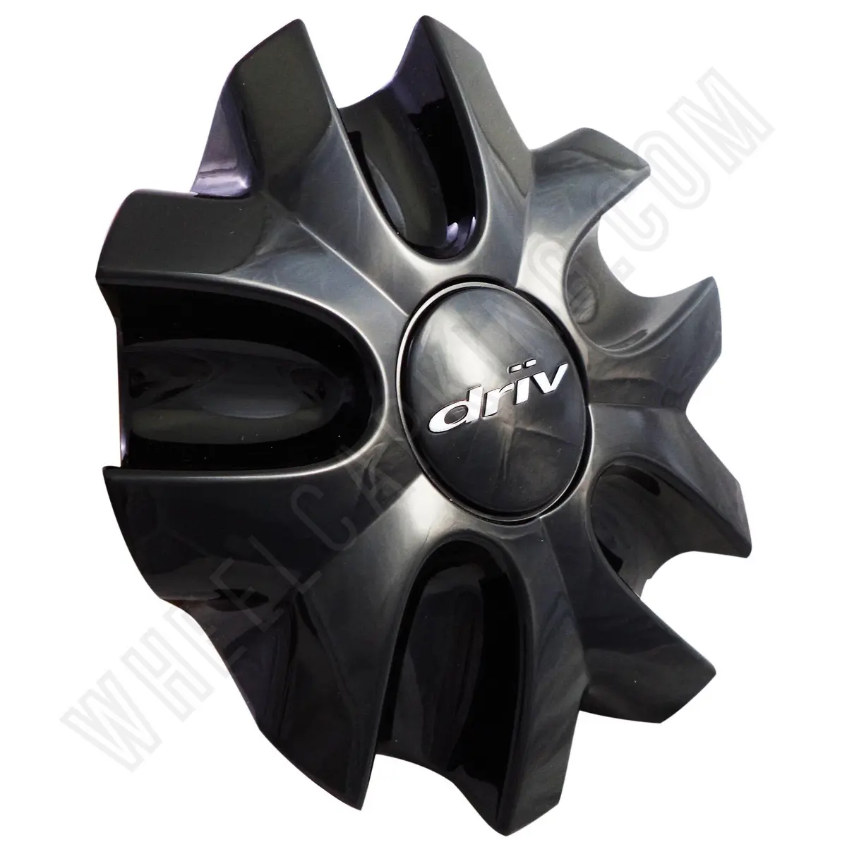 Driv # 7880-15 Gloss Black Custom Wheel Center Cap (4 Caps) 1