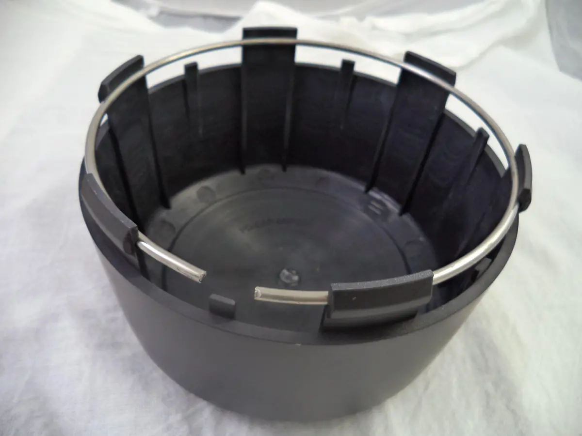 Bmf Wheels Center Caps Flat Black Tall - Fits All 8 Lug (1 Cap) Bmf Logo 2