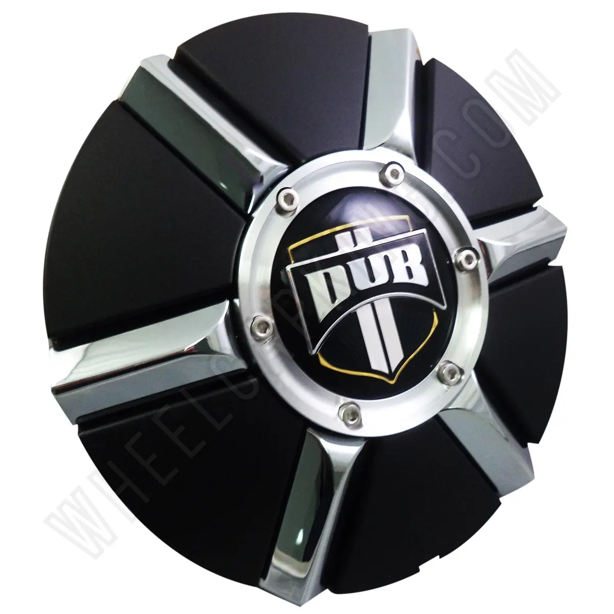 Dub Wheels Big Homie Chrome On Black Wheel Center Cap # 3810-11 (1 Cap) 1
