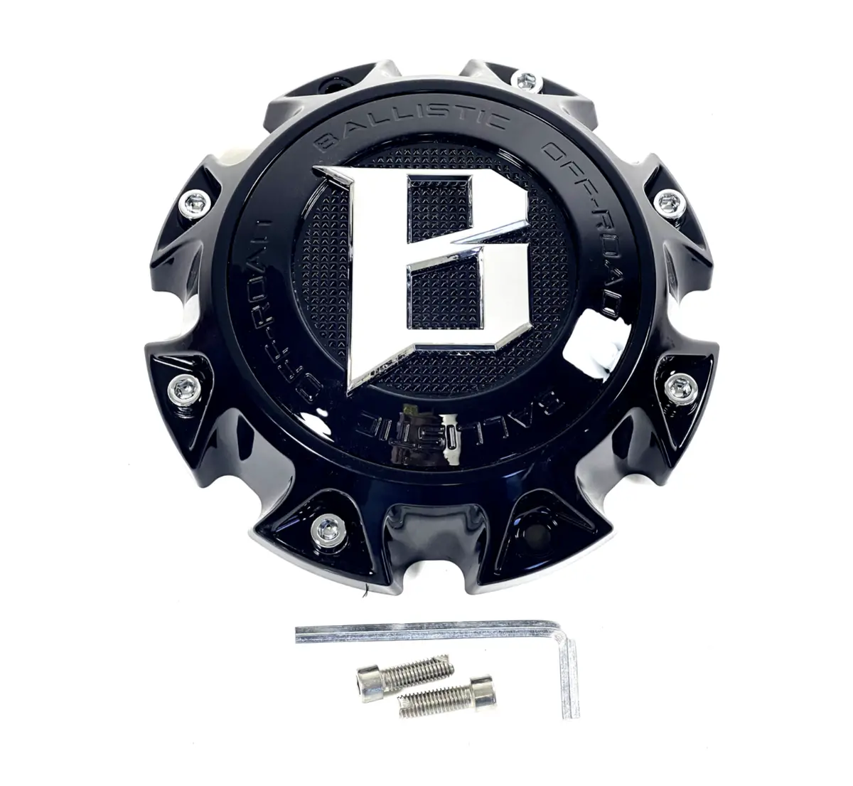 Ballistic Off-Road Gloss Black Wheel Center Cap Emr973 Ballistic-Up Lg1810-23 (1 Cap) 1
