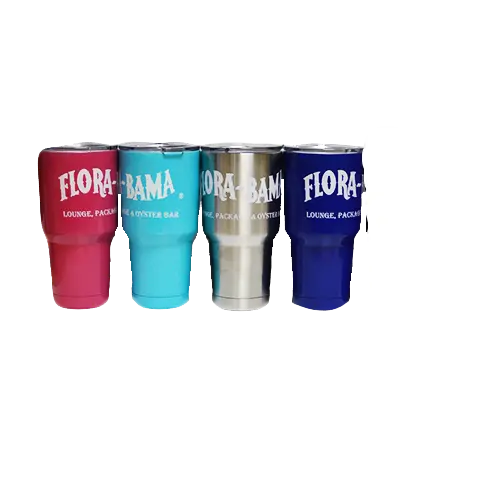 Flora-Bama 30 Oz Stainless Tumbler 1