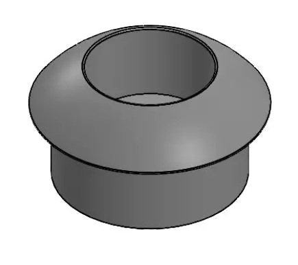 Fm17000022 - 1.5 Uniball Top Cap Buried Bolt For 1/2" 12 Point Bolt 1