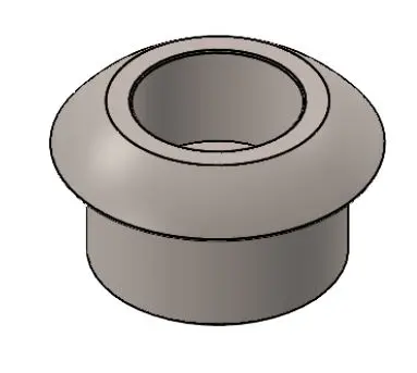 Fm17000038 - Fmi Raptor 1.25" Uniball Billet Upper Arm Spacer Top Cap For 1/2" Bolt 1