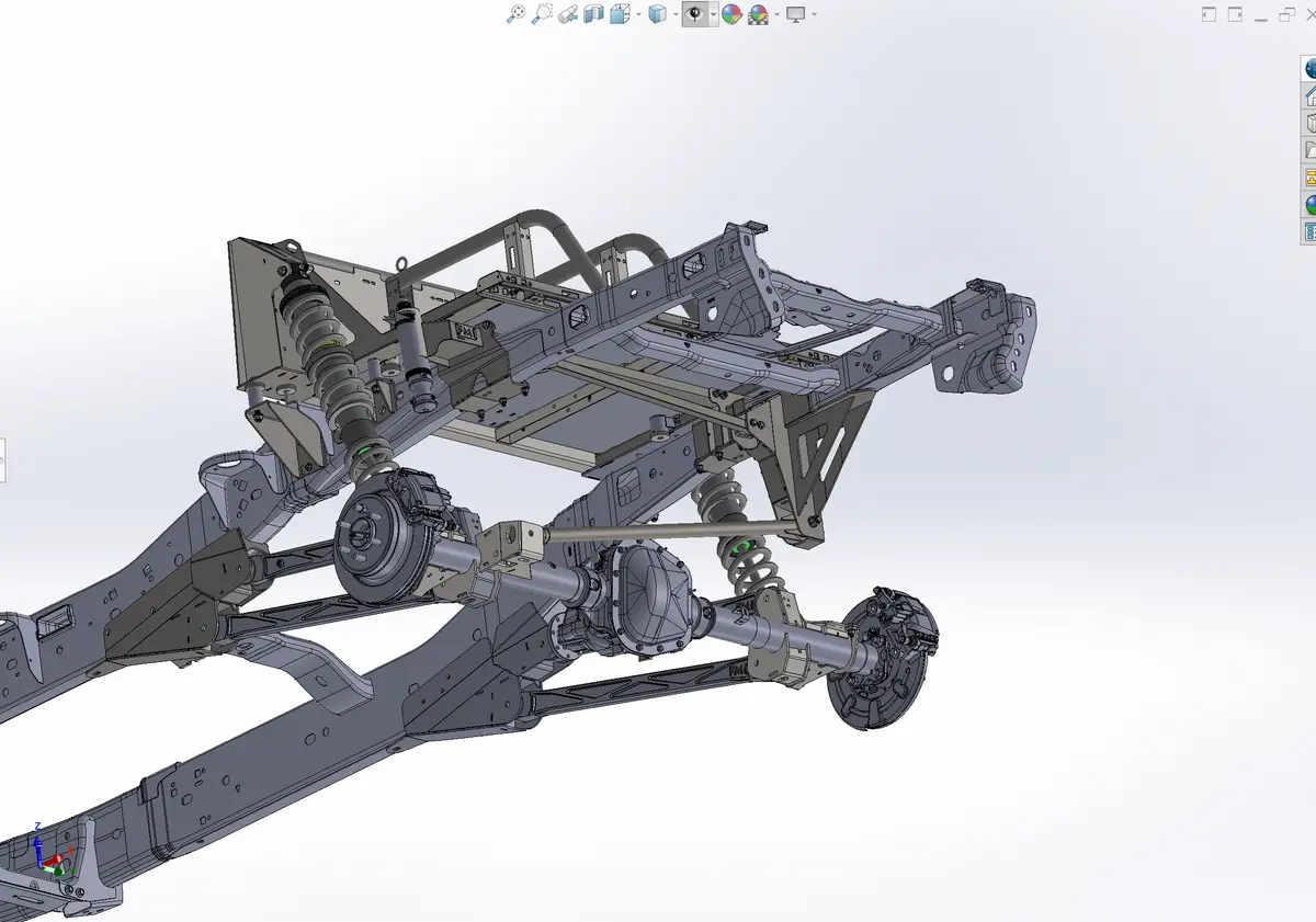 2010-2014 Raptor Long Travel 5-Link Rear Suspension Coil Over Conversion Kit For F150 And Gen 1 Raptors 1