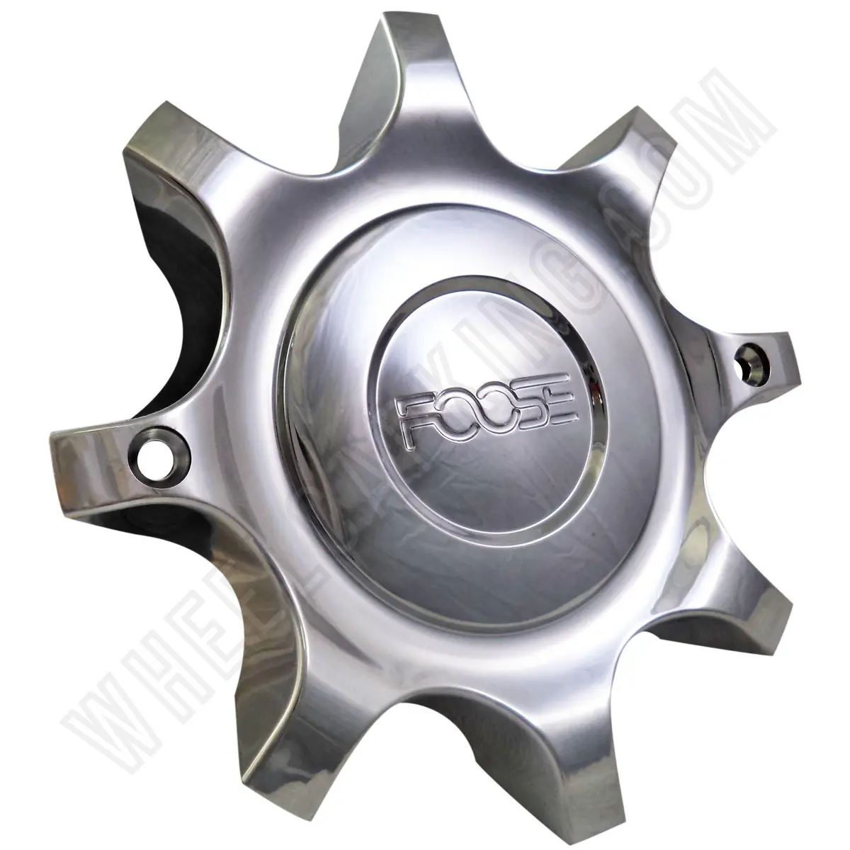 Foose Wheels Chrome Custom Wheel Center Caps # 4500-55 (1 Cap) 1