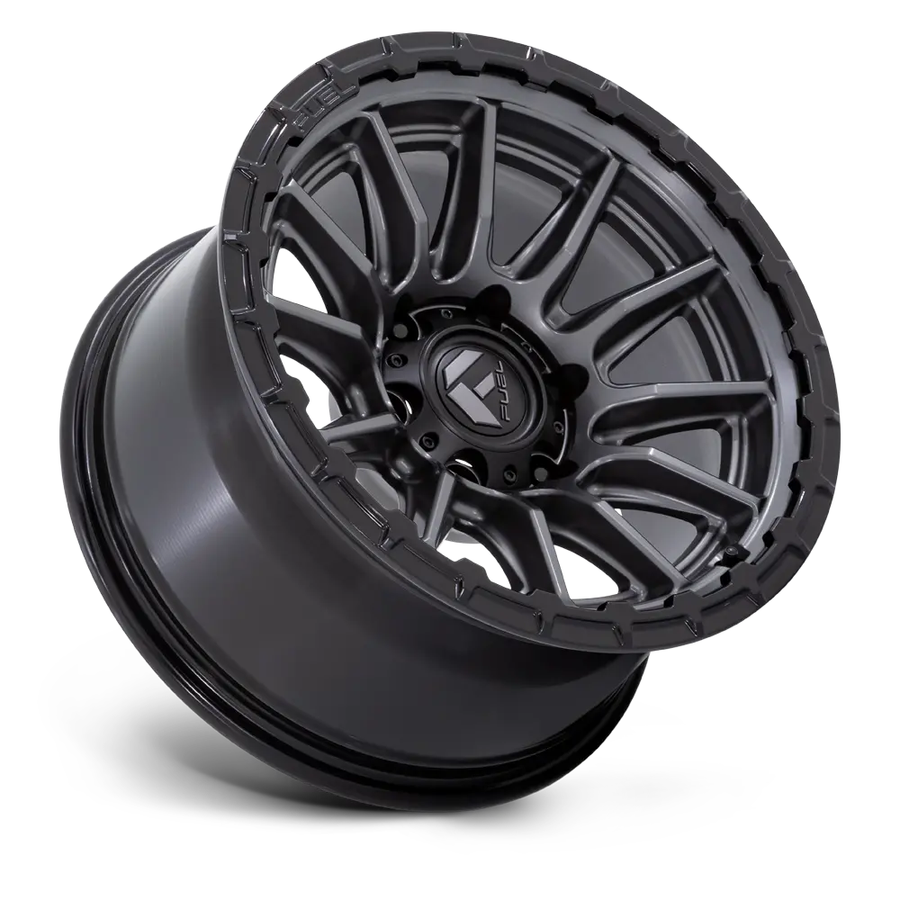 Fuel Offroad Wheels | Piston Fc866ab Matte Gunmetal W/Gloss Black Lip 2
