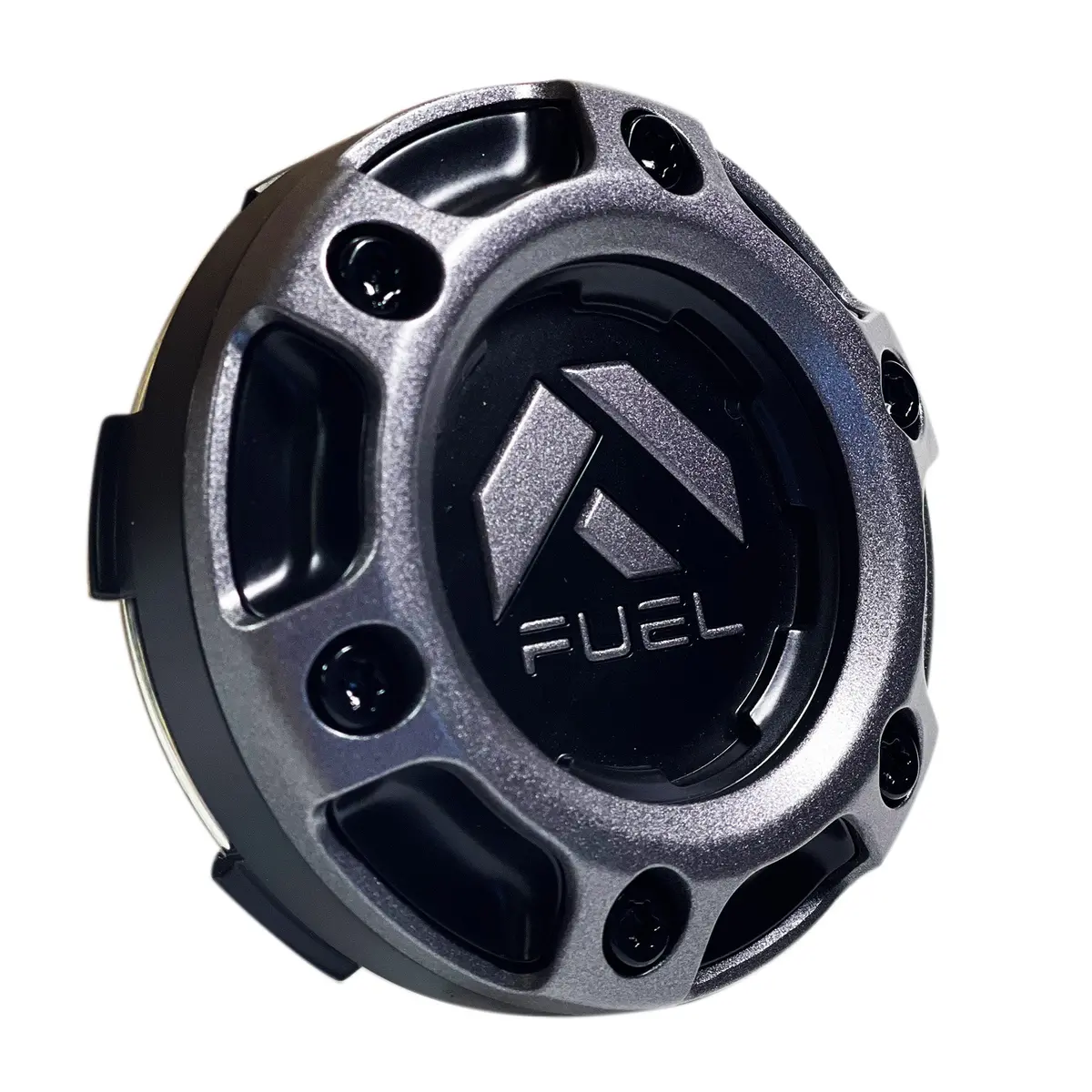 Fuel Wheels Gloss / Black Rivets Center Cap # 1004-68Gd (4 Caps) 5 / 6 Lug 1
