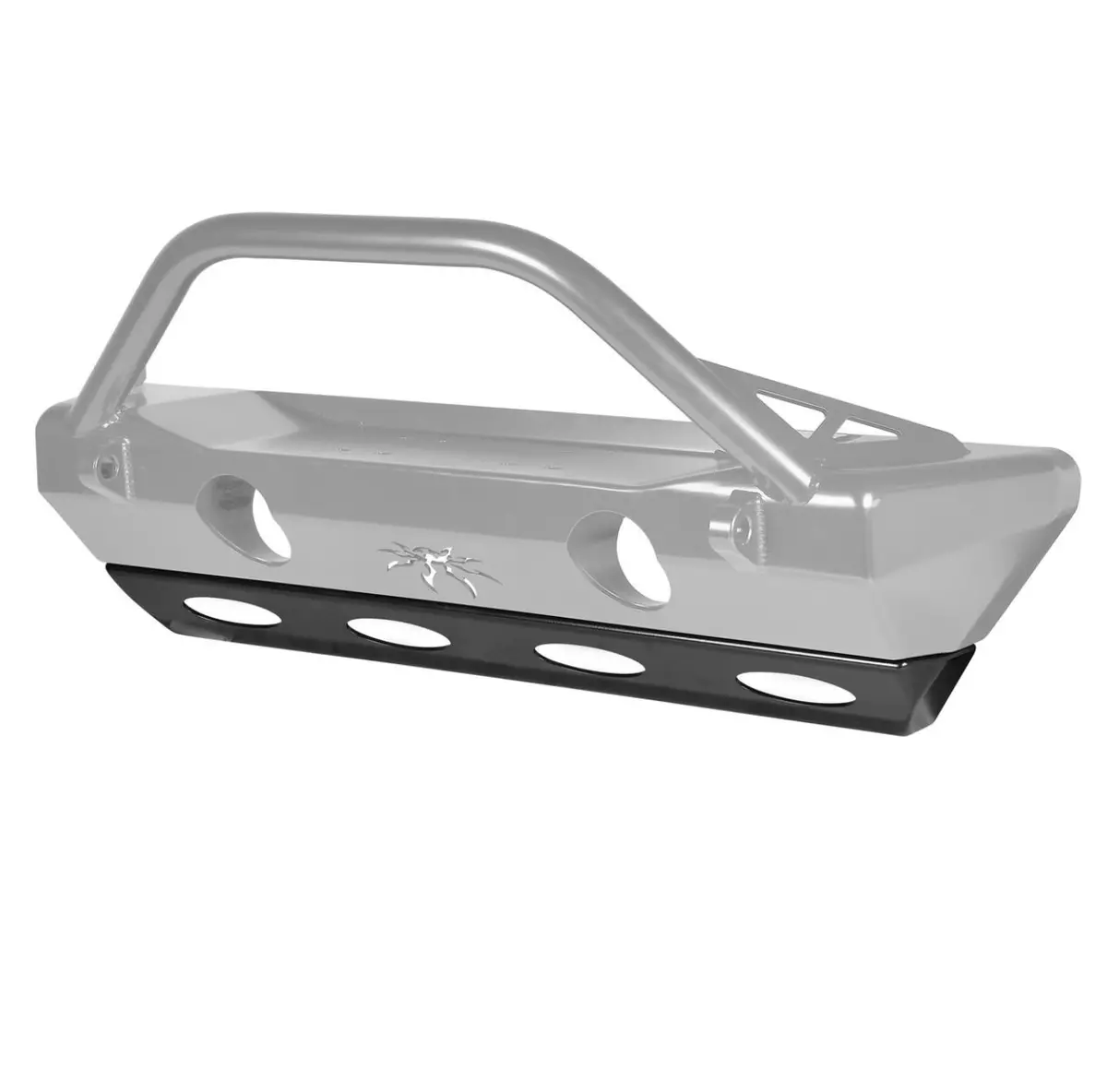 Pre-Order: Poison Spyder Front Jk Brawler-Lite Bumper Skid Plate (Black) 1