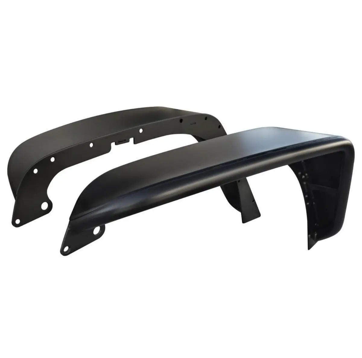 Pre-Order: Poison Spyder Front Jk Crusher Flares (Black) 1