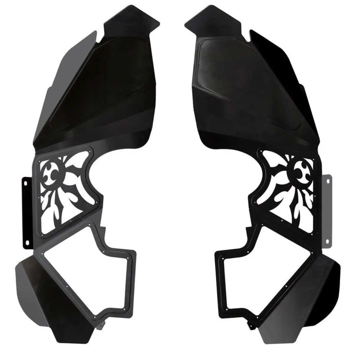 Pre-Order: Poison Spyder Front Jk Vented Inner Fenders (Black) 1