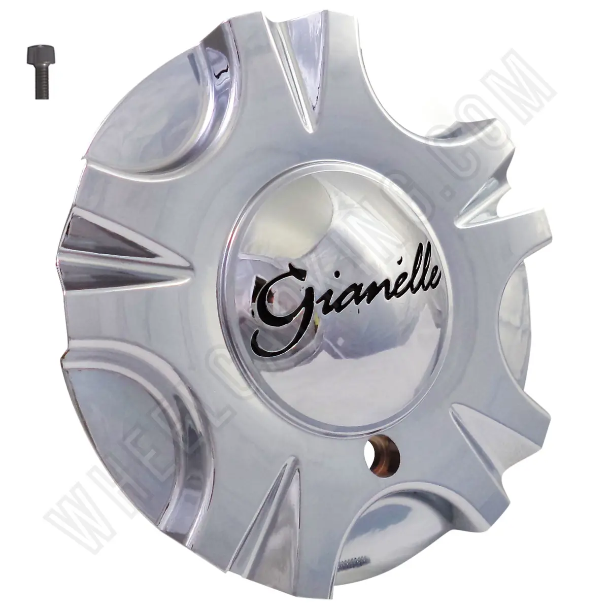 Gianelle Wheels Chrome Custom Wheel Center Cap # A203 (1 Cap) 1