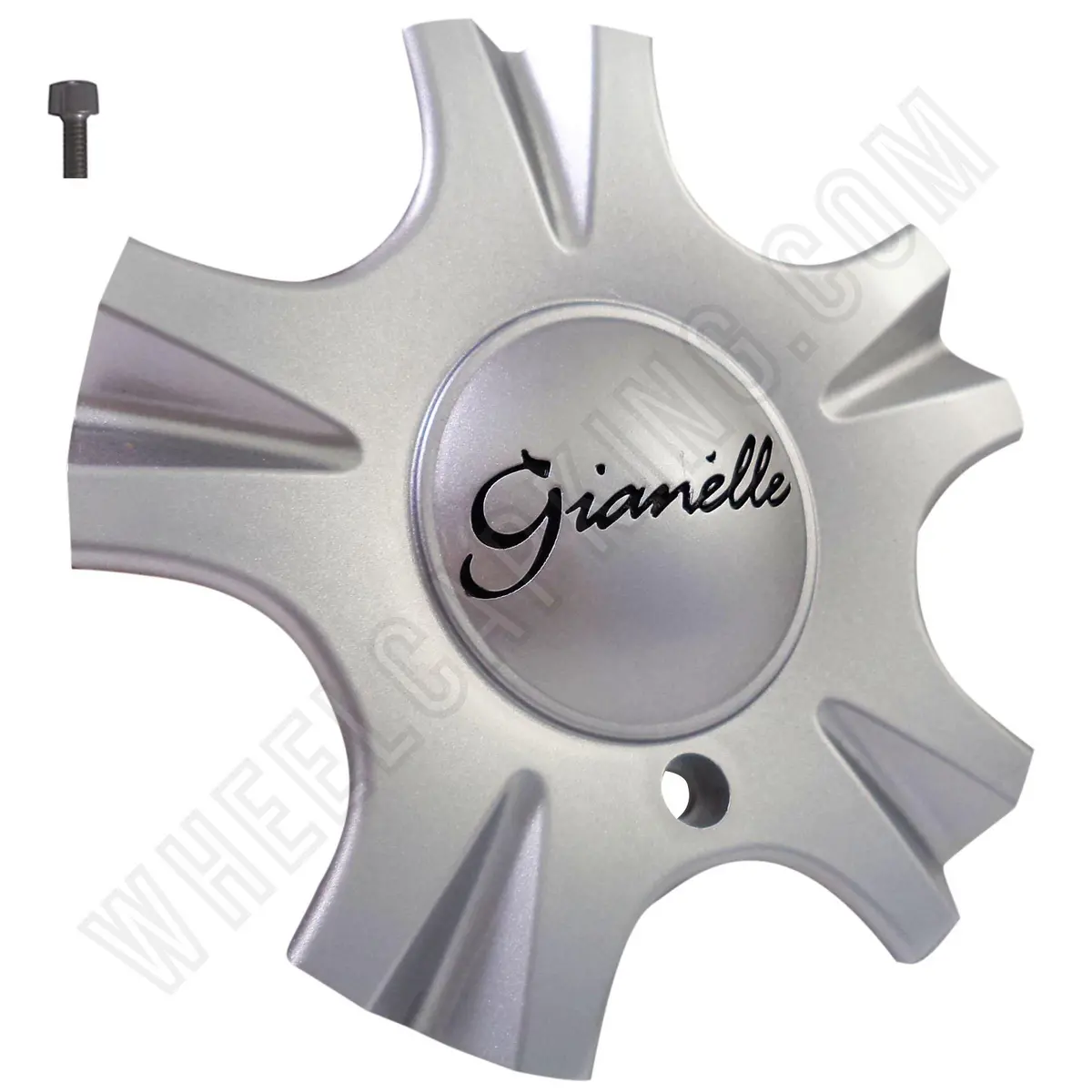 Gianelle Wheels Silver Custom Wheel Center Cap Caps Set 4 New! 1