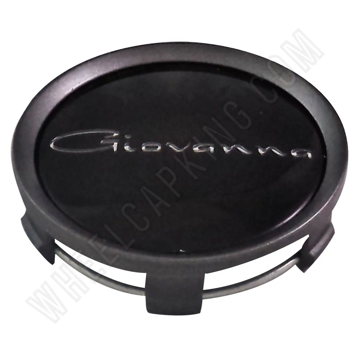 Giovanna Wheels Silver / Gloss Black Custom Wheel Center Cap # 998K75 / S709-29 (1 Cap) 1
