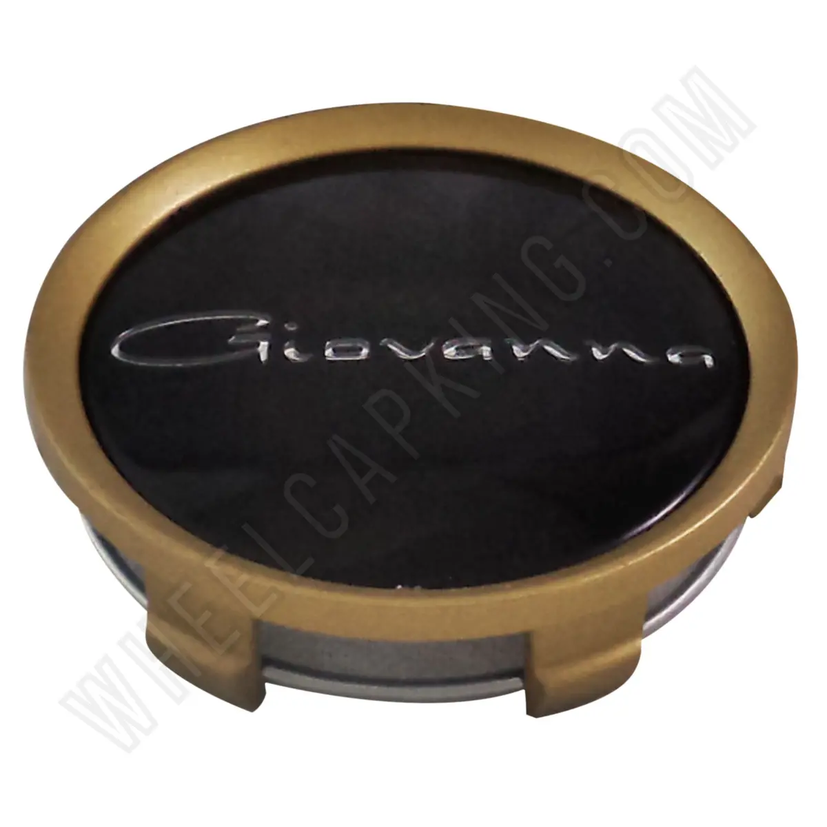 Giovanna Gold / Black Custom Wheel Center Cap # 998K75-S15 (1 Cap) 1