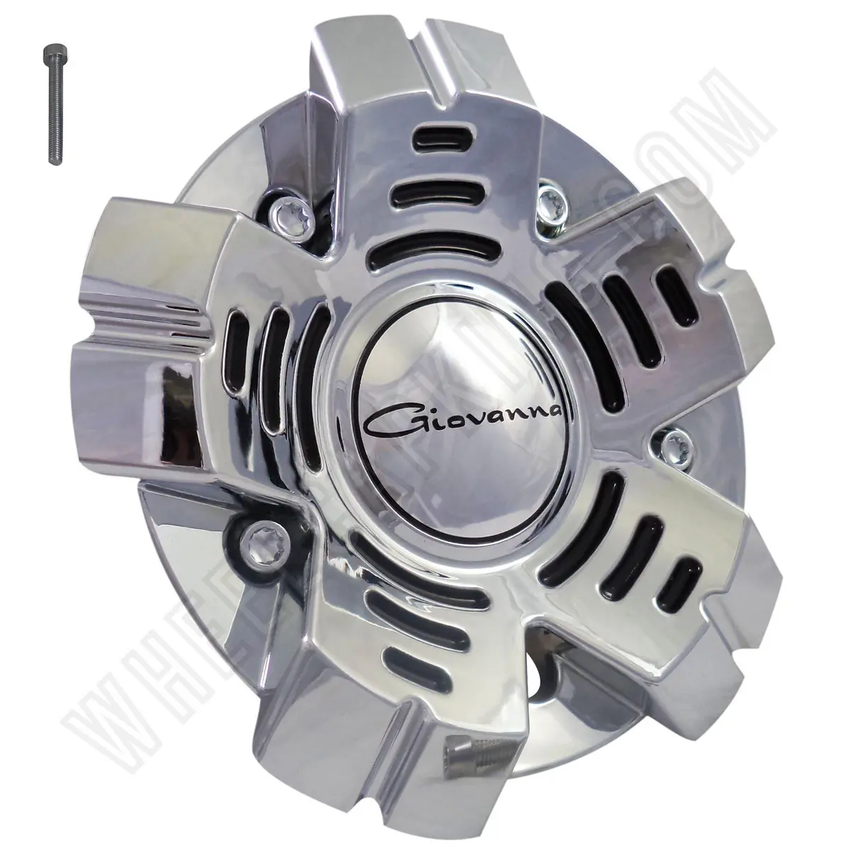 Giovanna Cuomo Wheels Chrome Custom Wheel Center Cap # 898L188-T-Cuomo / 898L188 (`4 Caps) 1