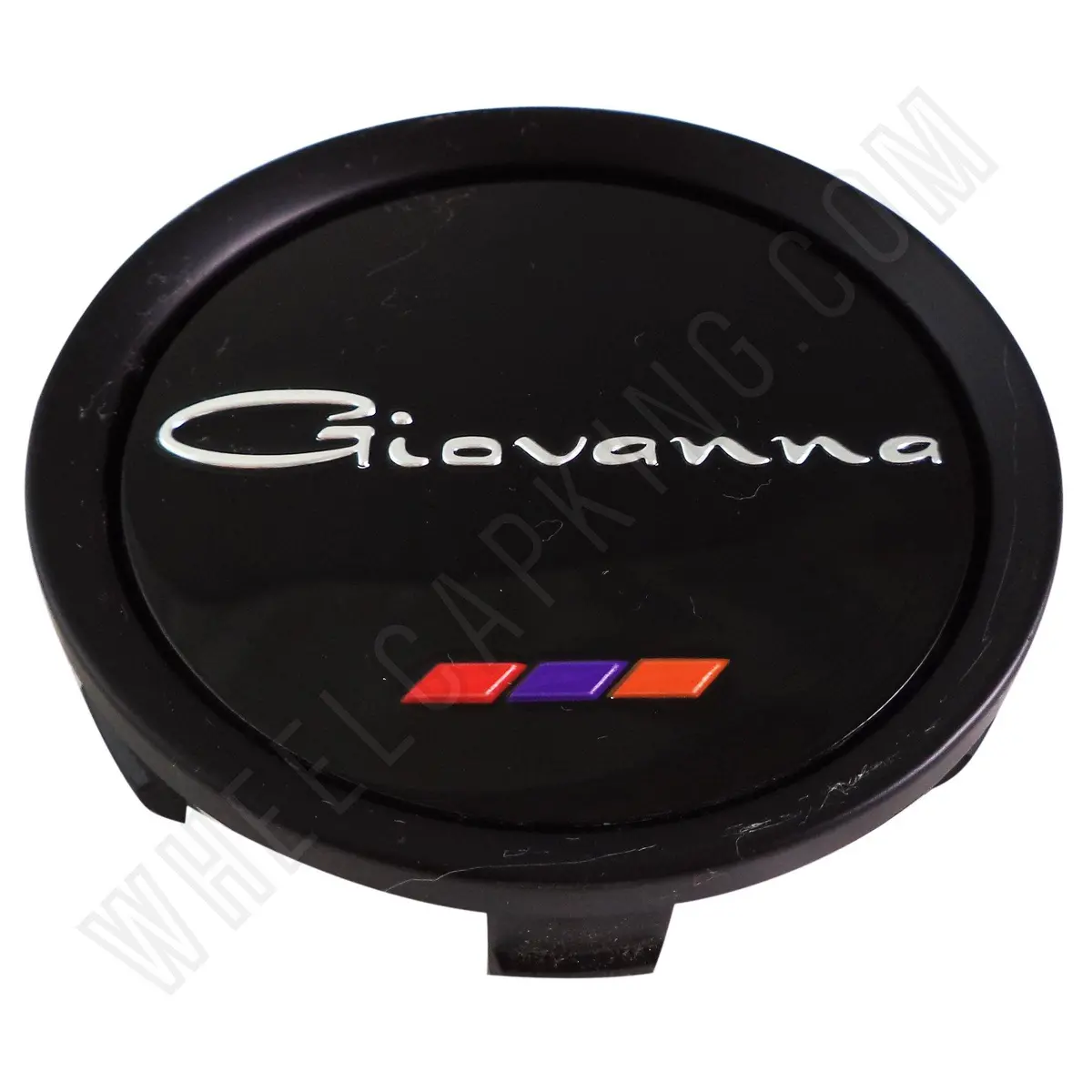 Giovanna Gloss Black Custom Wheel Center Cap # 998K75 / S709-29 (4 Caps) 1