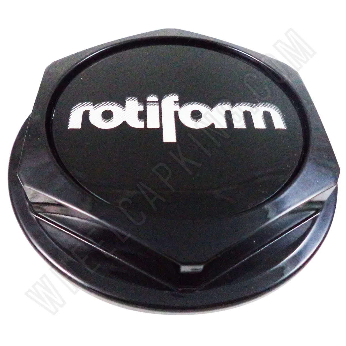 Rotiform Wheels Gloss Black Custom Wheel Center Cap Hex Nut # 36390-02 (4 Hex) 1