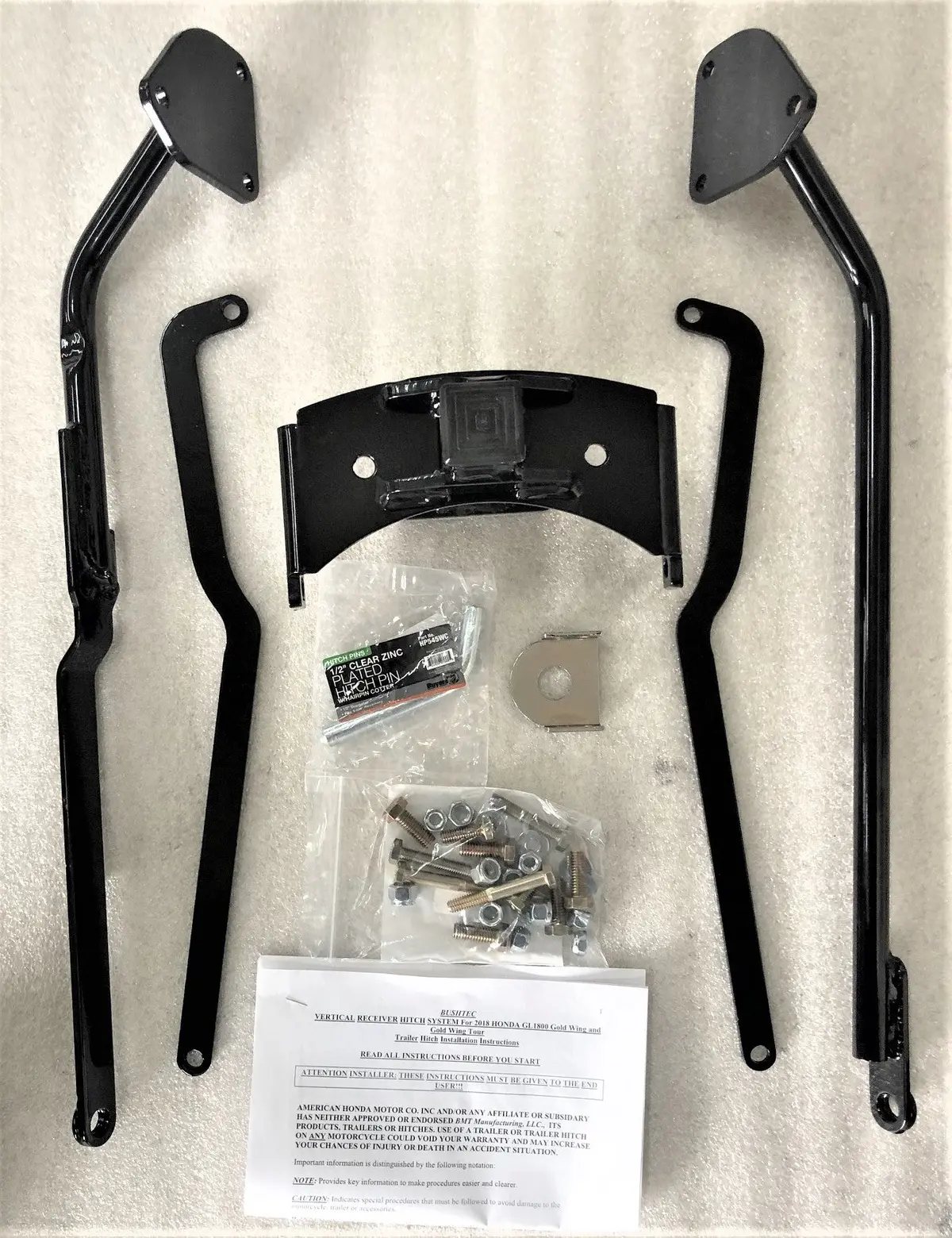 Hitch Honda 2012-2017 Gold Wing Gl1800 & F6b 1