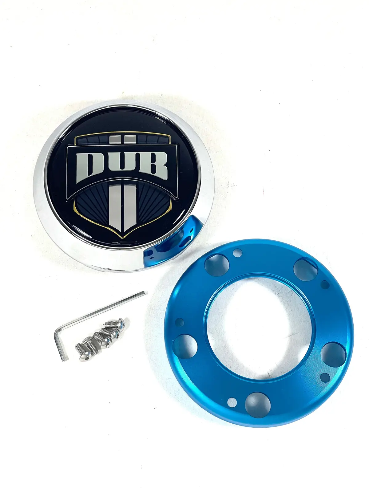 Dub Wheels 'Floater' Chrome Custom Wheel Center Cap # 1002-35-C (4 Caps) 1