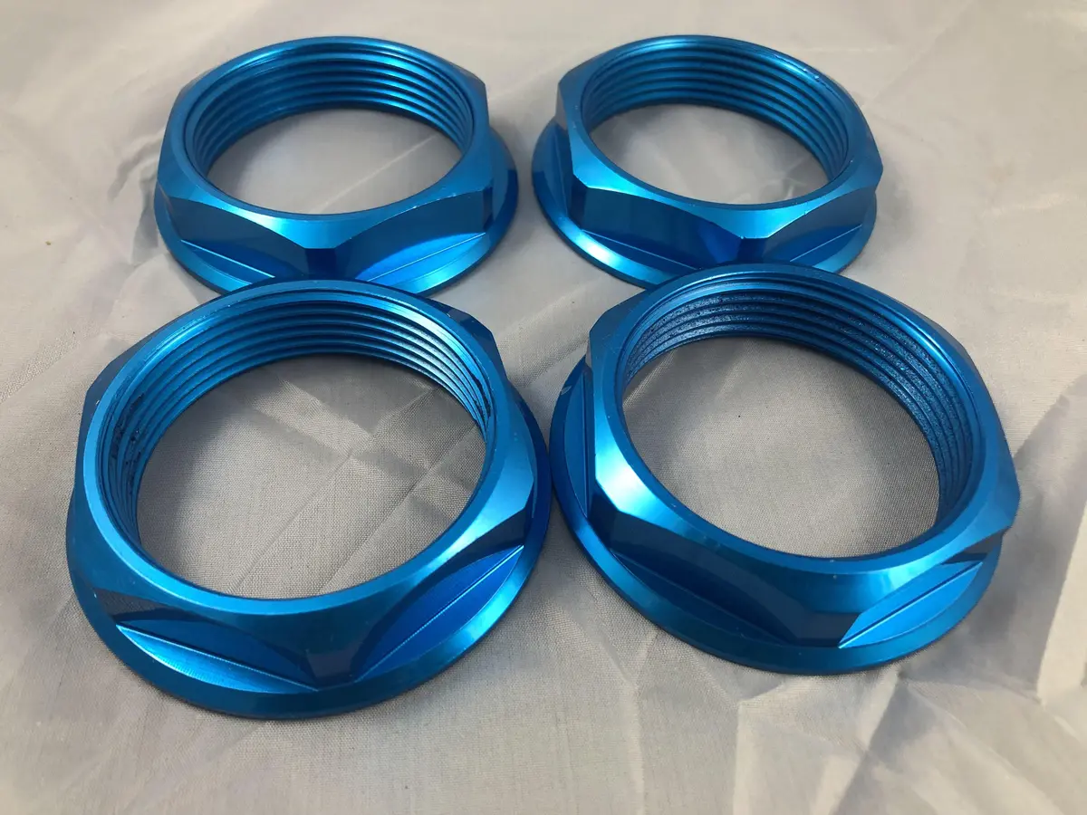 Tsw Custom Hex Nut Blue Set Of Four (4 Caps) 1