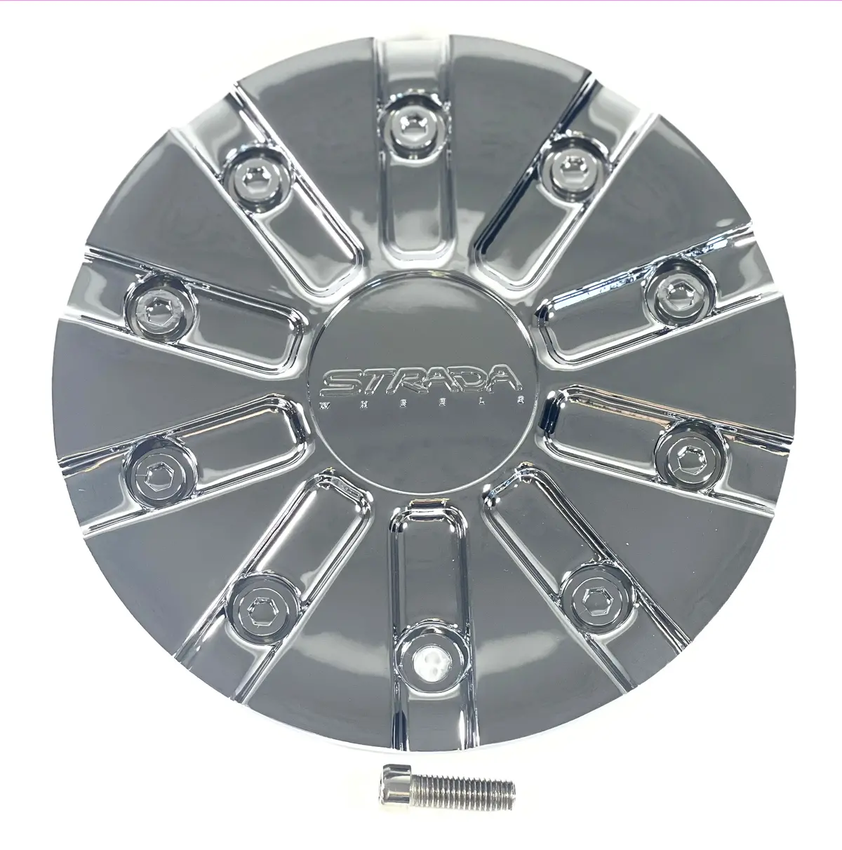 Strada Wheels Chrome Custom Wheel Center Cap Caps # Pd-Capsx-S10 (1 Cap) 2