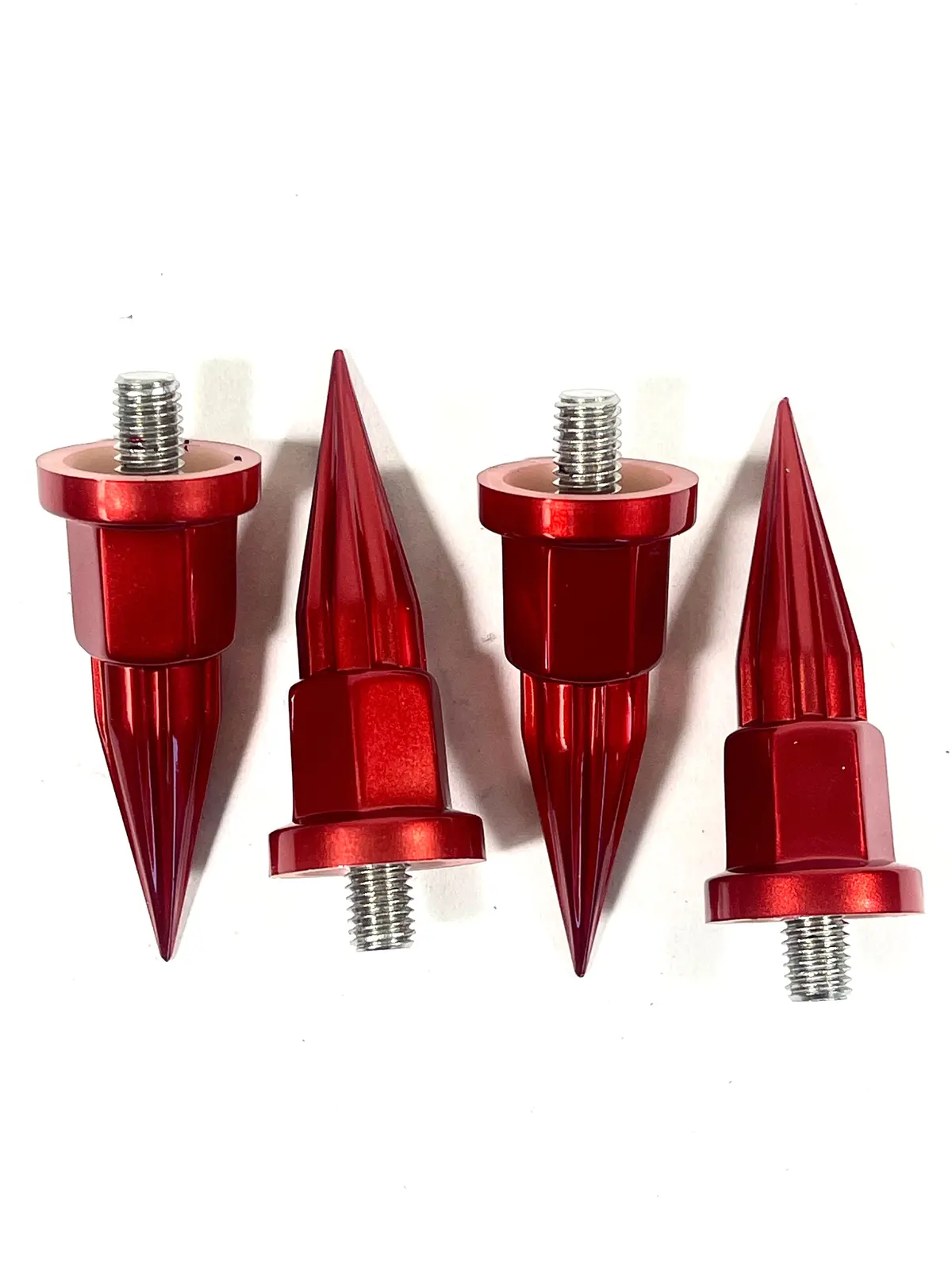 Ballistic Wheels Black / Red 963 / 827 Gladiator Wheel Rivet Cone / Spike (Set Of 4) 1