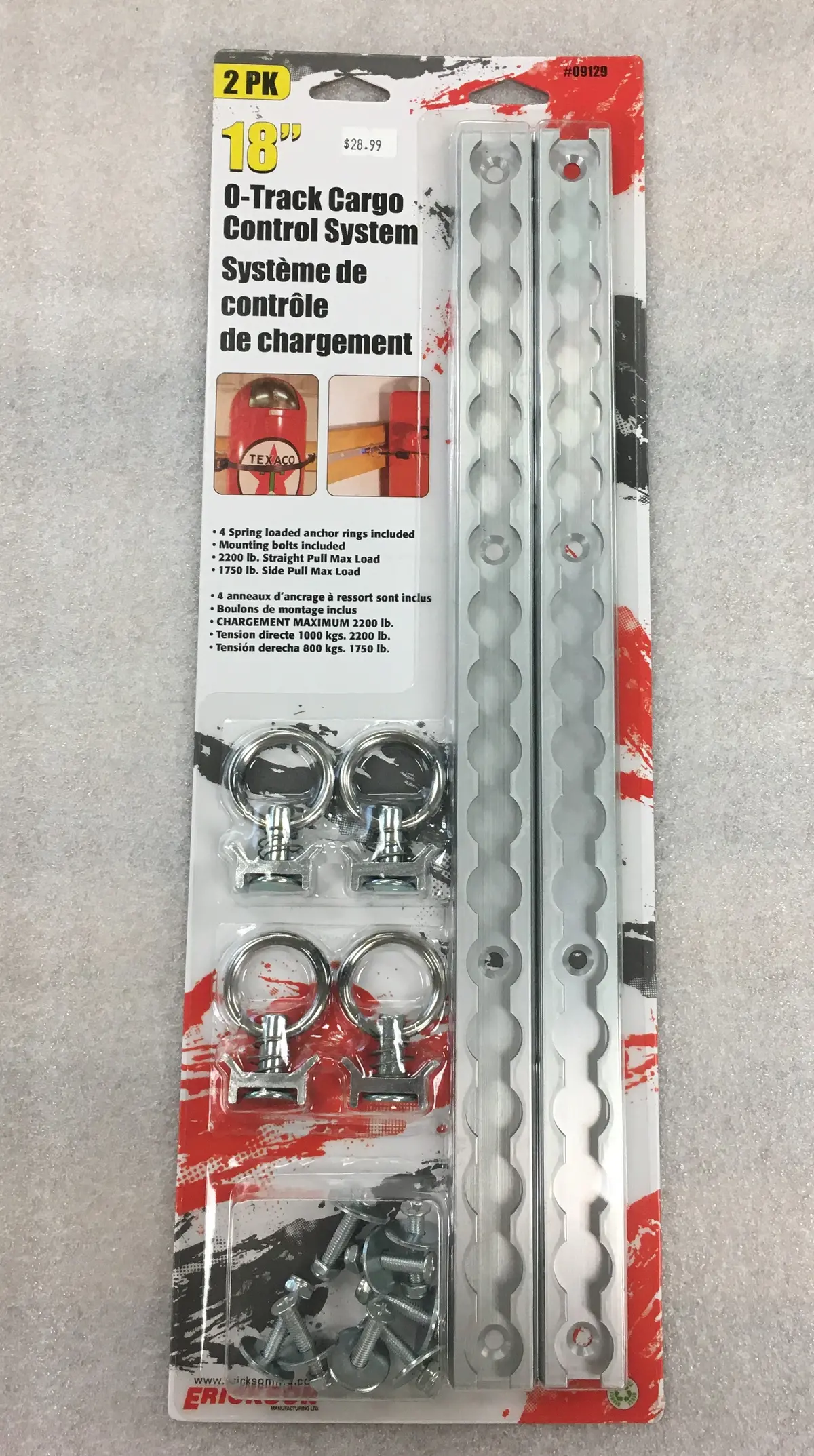 Cargo Control System 18″ O-Track 1