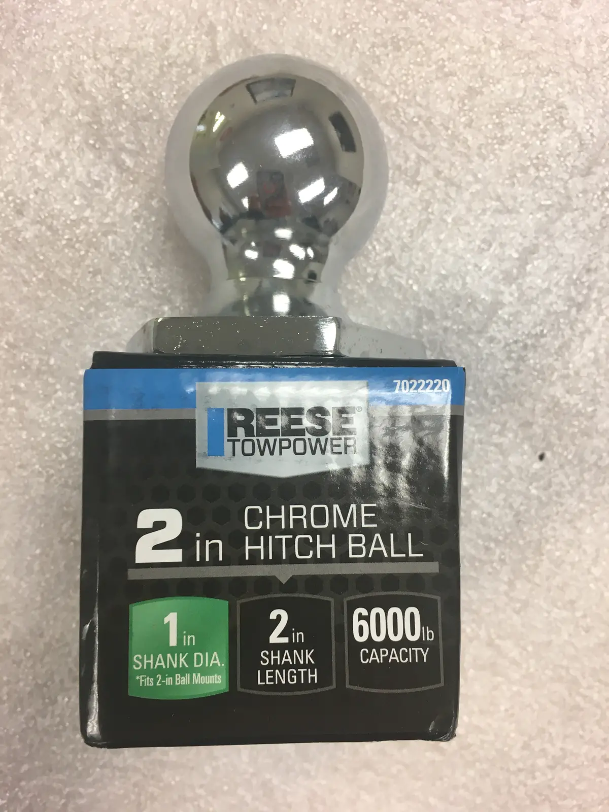Hitch Ball 2" Chrome 1