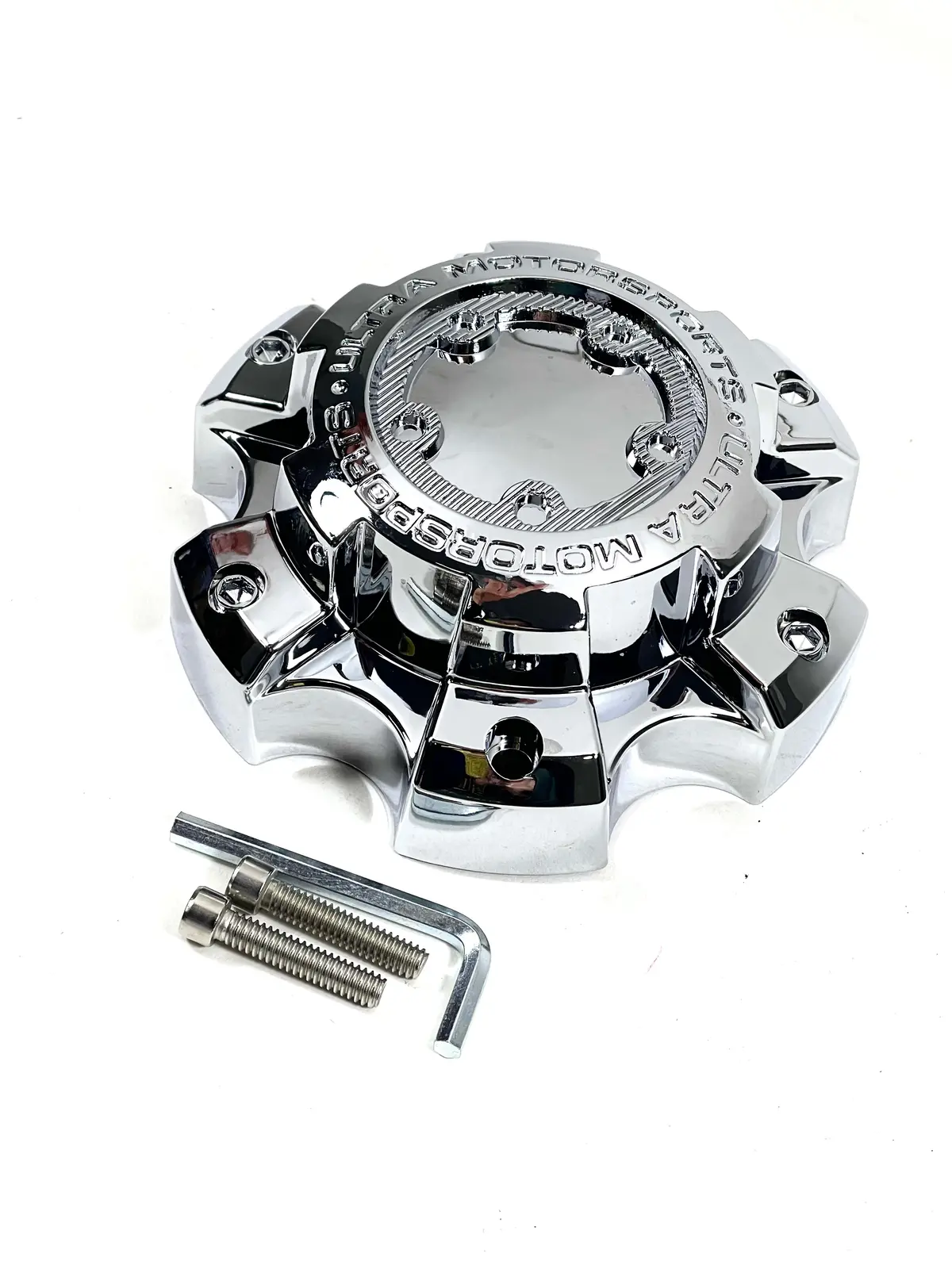 Ultra Motorsports # 89-9865 Chrome Wheel Hub Center Cap Rim 6 Lug 6X5.5 (1 Cap) 1