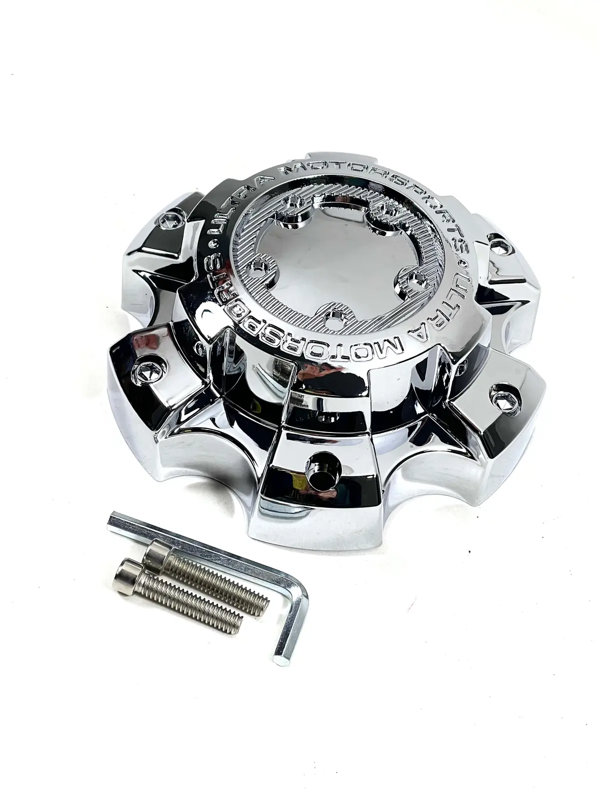 Ultra Motorsports # 89-9865 Chrome Wheel Hub Center Cap Rim 6 Lug 6X5.5 (4 Caps) 1