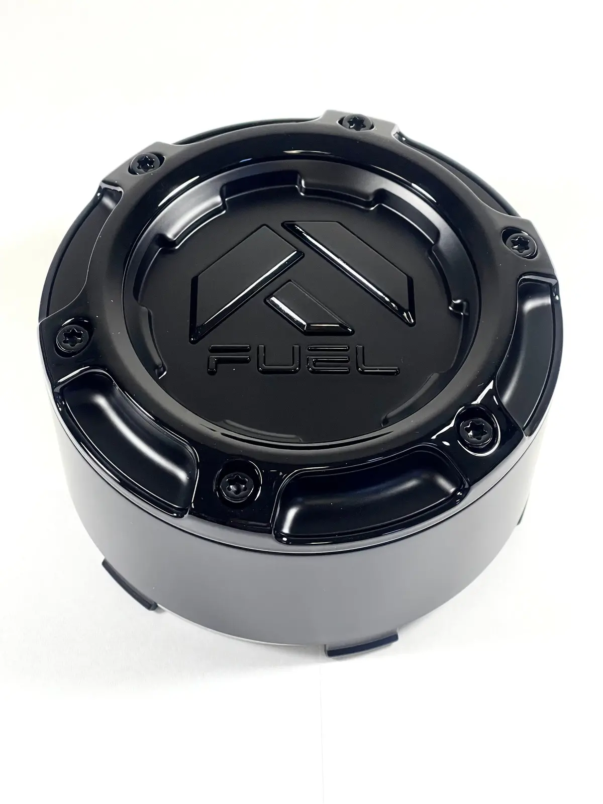 Fuel Off-Road Gloss Black Black Logo Wheel Center Cap 1005-49Gbld Snap In New 1