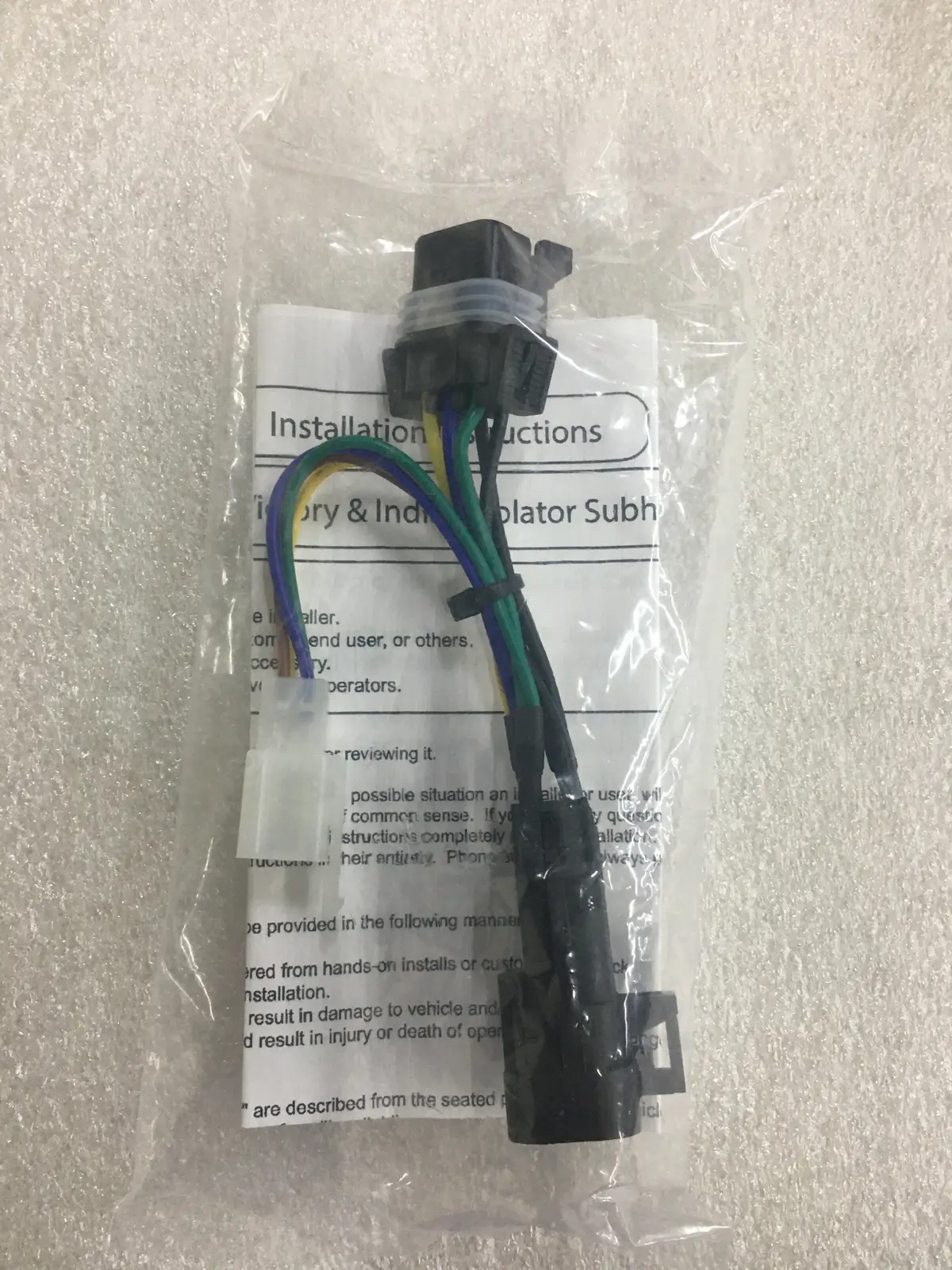Wiring - Indian And Cross Country Sub Harness 2014-2023 1