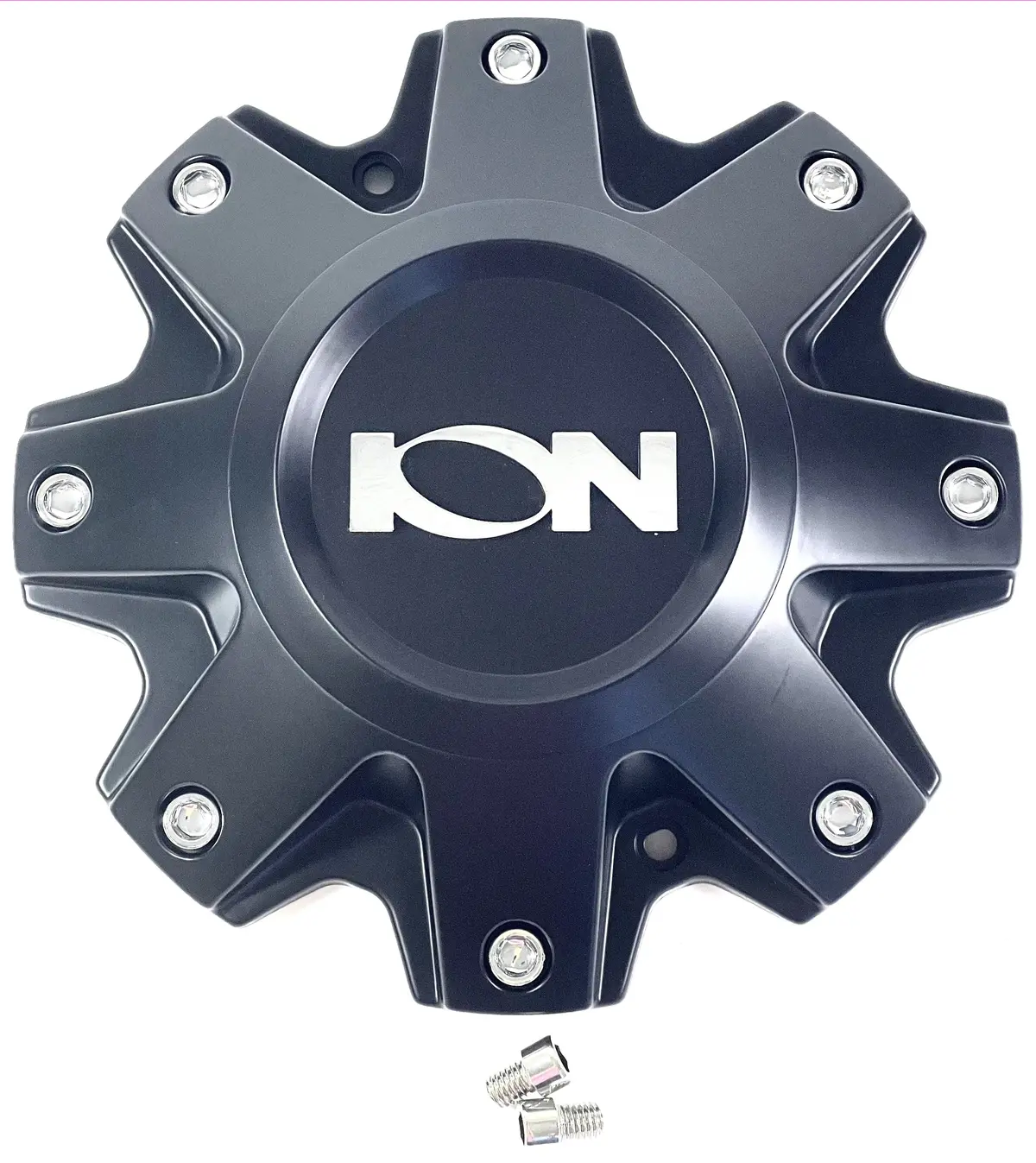 Ion Alloy 181 # C10181mb / C8189b01cap / 8189B01cb7 Satin Black Wheel Rim Center Cap (4 Caps) 1