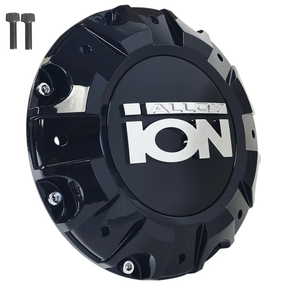 Ion Alloy # C1019402b / C10187b Wheel Rim Center Cap Gloss Black (4 Caps) 1