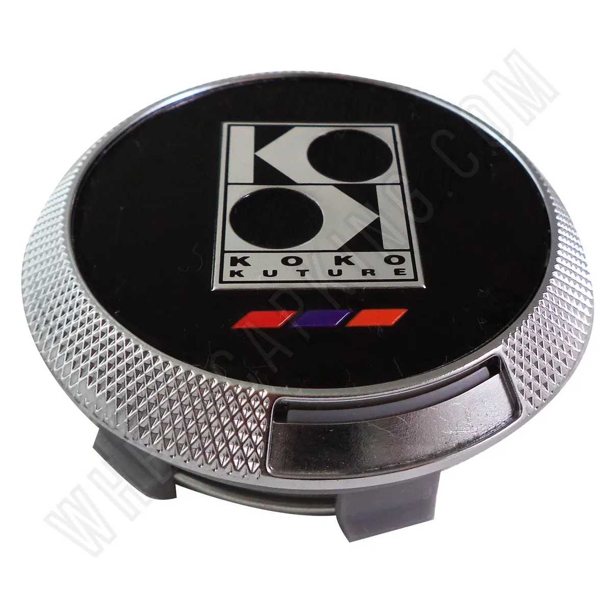 Koko Kuture Wheels Chrome / Black Custom Wheel Center Cap # Giok75 (4 Caps) 1