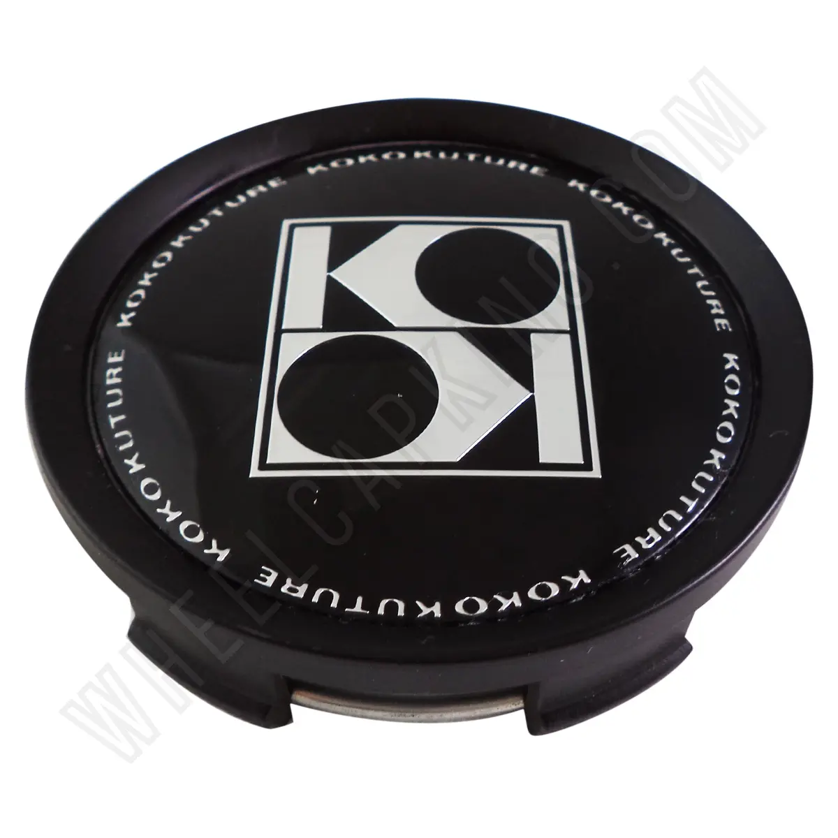 Koko Kuture Wheels Black / Black Custom Wheel Center Caps # 998K75 (1 Cap) 1