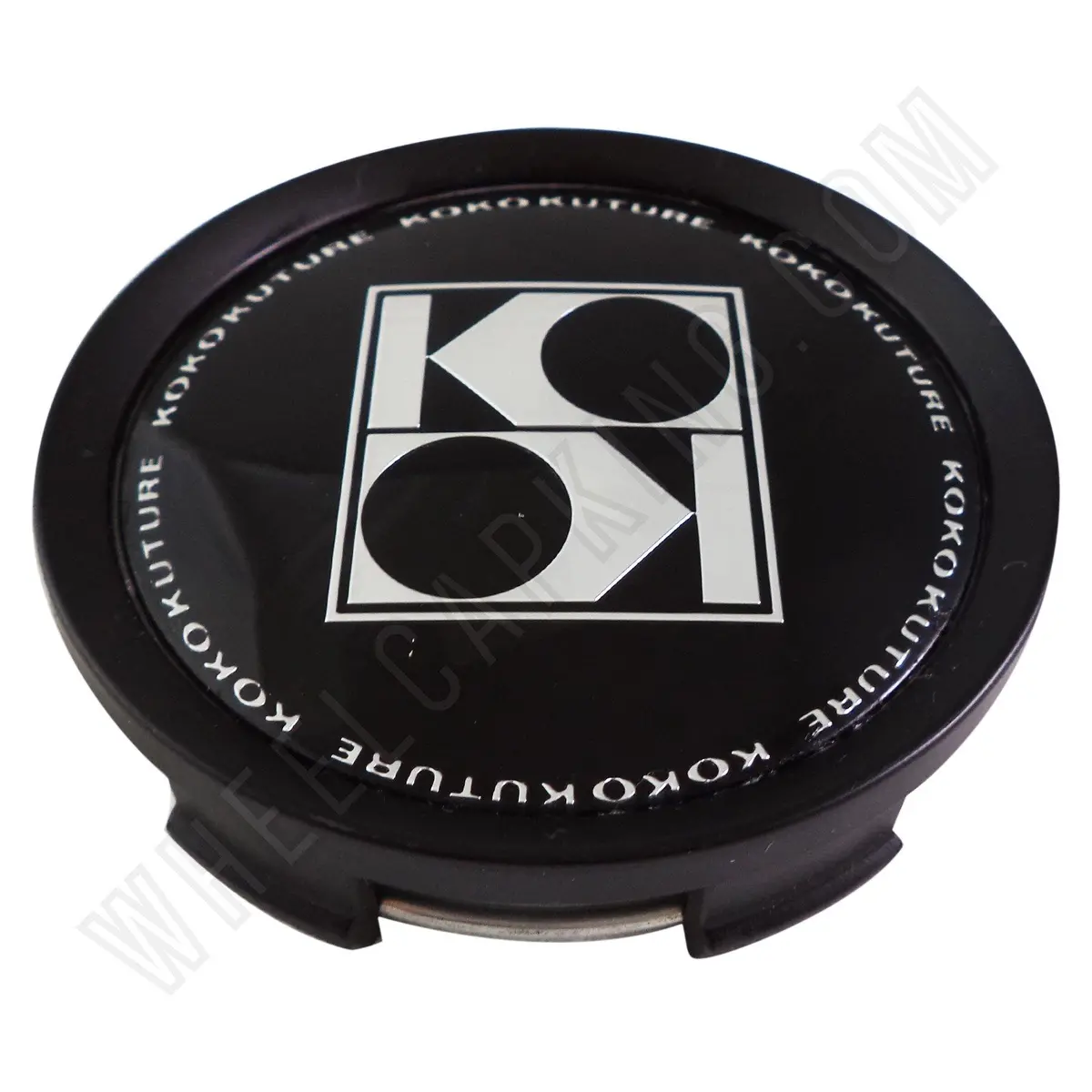Koko Kuture Wheels Black / Black Custom Wheel Center Caps # 998K75 (4 Caps) 1