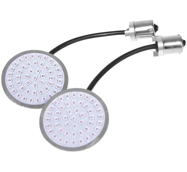 Letric Lighting Co. Bullet Style Turn Signal Inserts; Amber; 1156 1