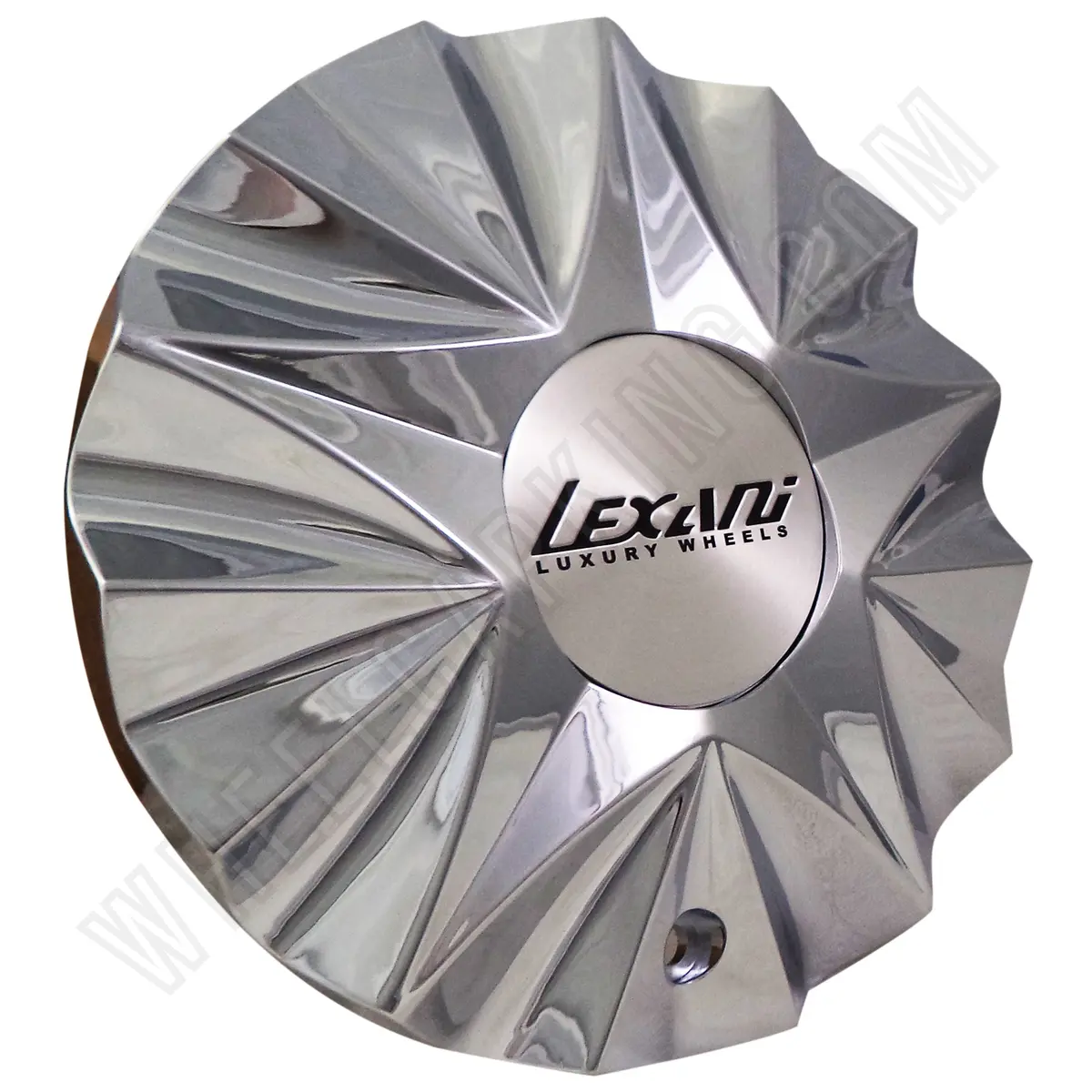 Lexani Wheels Chrome Custom Wheel Center Caps # C-516P / Cap-C-018-3 (1 Cap) 1